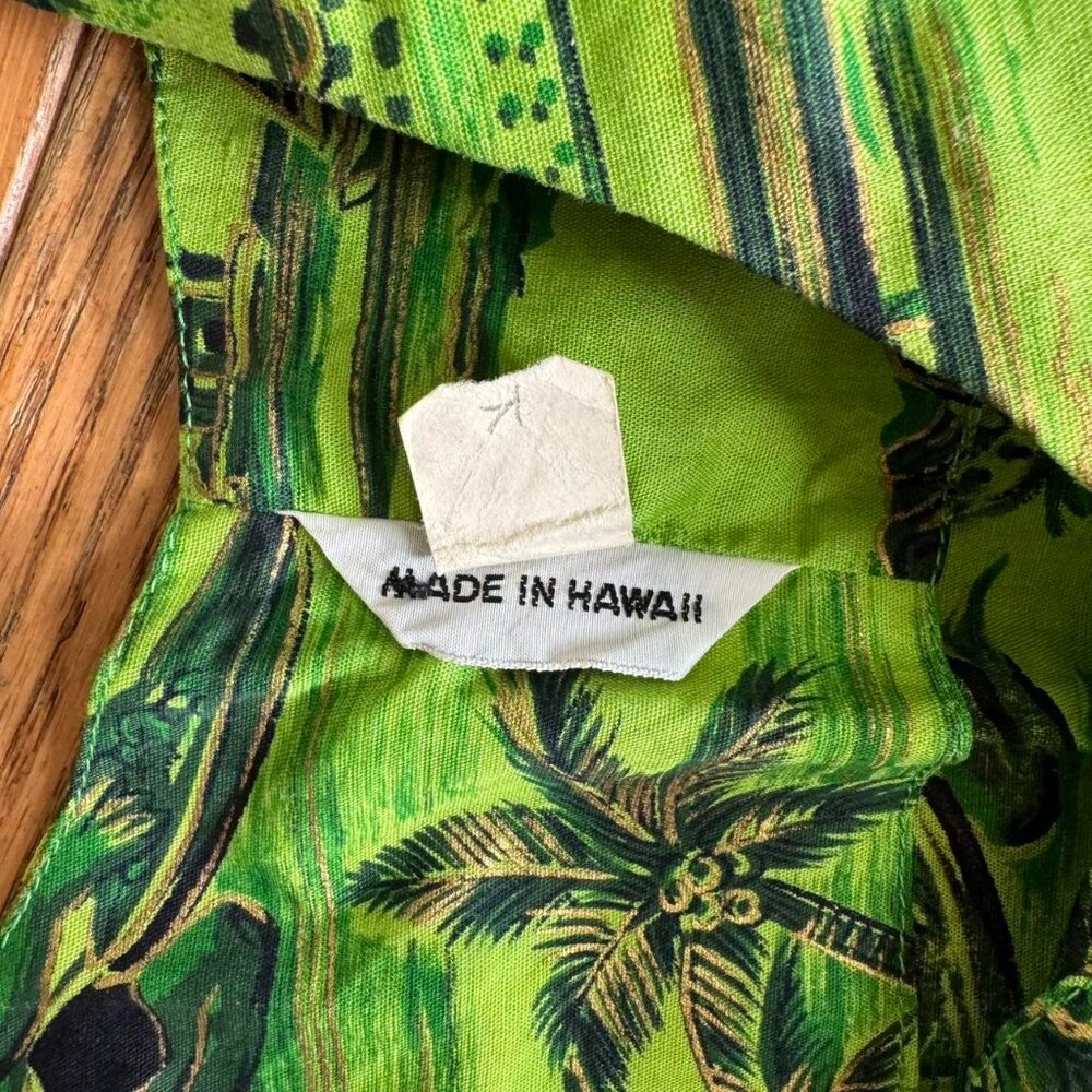 Vintage Made in Hawaii Tiki Luau Dress - Picture 2 of 4